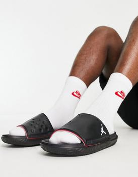 aj拖鞋, Jordan | Jordan Play sliders in black商品图片 