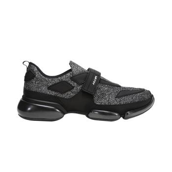 Prada | Prada 普拉达 男士黑色织物休闲运动鞋 2OG064-3V92-F0I89商品图片,独家减免邮费