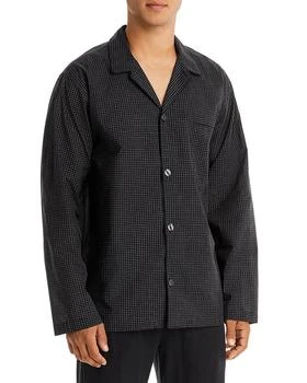 Ralph Lauren | Cotton Check Button Down Pajama Shirt,商家Bloomingdale's,价格¥403