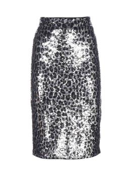 Michael Kors | Michael Michael Kors Sequin Embellished Pencil Skirt商品图片,5.7折