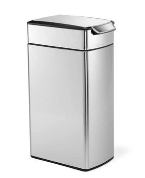 simplehuman | Brushed Stainless Steel 40 Liter Fingerprint Proof Slim Touch Bar Trash Can,商家Macy's,价格¥1122