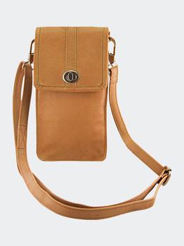Vicenzo Leather, Cadelle Leather | Monk Tessa Leather Phone Bag Camel商品图片 