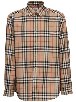 推荐Caxton Check Print Cotton Poplin Shirt商品