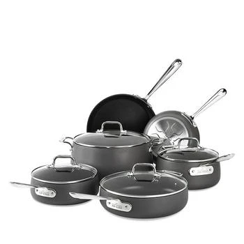 All-Clad | Hard Anodized Nonstick 10-Piece Cookware Set,商家Bloomingdale's,价格¥3742