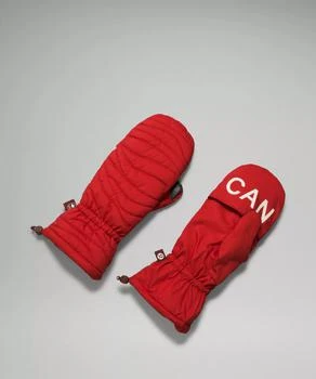 Lululemon | Team Canada Quilted Mittens on String *COC Logo 5.7折, 独家减免邮费