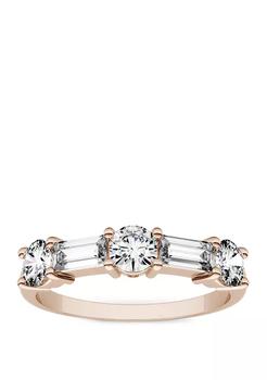 Charles & Colvard, Charles & Colvard | 1.15 ct. t.w. Lab Created Moissanite Stackable Band in 14K Rose Gold商品图片 