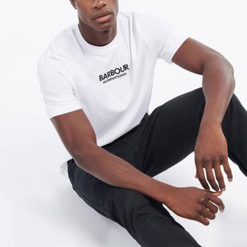 推荐Barbour International Men's Formula T-Shirt - White商品