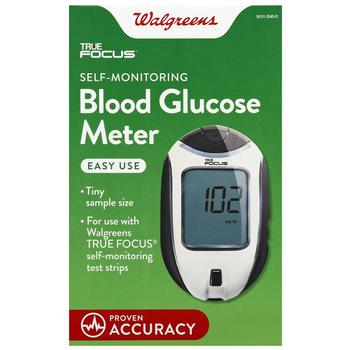 商品True Focus Self Monitoring Blood Glucose Meter,商家Walgreens,价格¥146图片