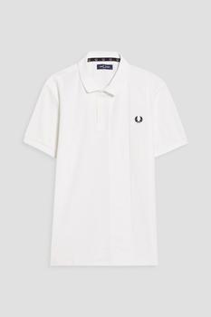 Fred Perry | Embroidered jersey-paneled cotton-piqué polo shirt商品图片,6折