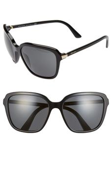Prada | Pillow 58mm Square Sunglasses商品图片,5.2折