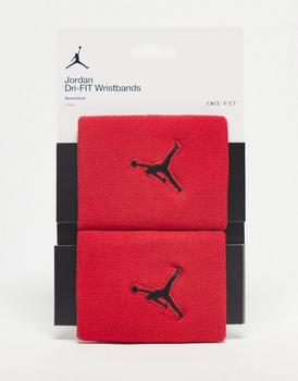 商品Nike Jordan Jumpman wristbands in red图片