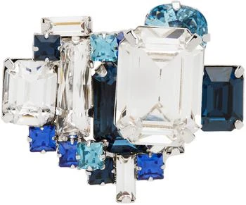 ADER error | Silver Crystal Heart Pin,商家Ssense US,价格¥2199