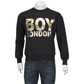 推荐Men's Black Boy London Logo Long-sleeve Sweatshirt商品