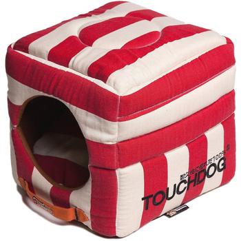 商品Touchdog  'Polo-Striped' 2-in-1 Convertible and Collapsible Dog and Cat Bed图片