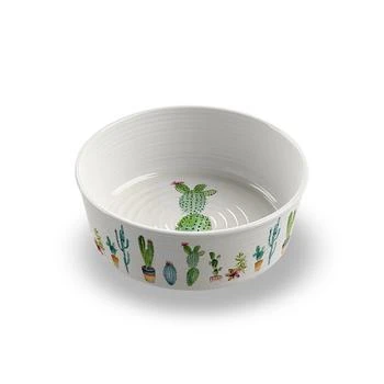 TarHong | Cactus Pet Bowl, Large, 8.5" X 2.6", 8 Cups,Melamine,Set Of 2,商家Macy's,价格¥332