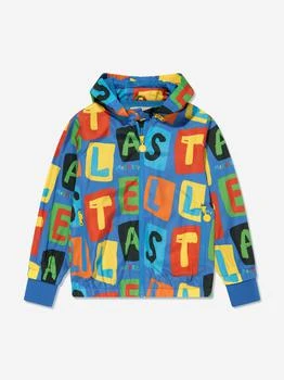 Stella McCartney | Boys Logo Zip Up Jacket in Blue,商家Childsplay Clothing,价格¥1129