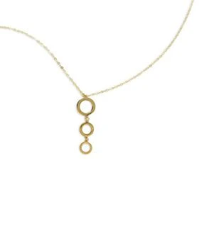 Bloomingdale's | Graduated Circle Drop Pendant Necklace in 14K Yellow Gold, 18",商家Bloomingdale's,价格¥1478