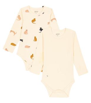 推荐婴幼儿 — Yanni棉质混纺连身衣两件套商品