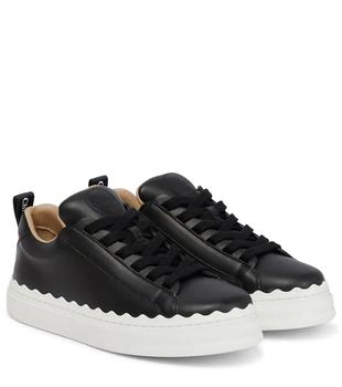 chloé鞋评价, Chloé | Lauren leather sneakers商品图片 
