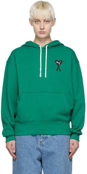 ami卫衣价格, AMI | Green Puma Edition Cotton Hoodie商品图片 4.7折, 满2件减$5, 满减