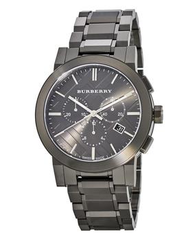 Burberry | Burberry Men's Swiss Chronograph Gray Ion Steel 42mm Men's Watch BU9354商品图片,4.9折