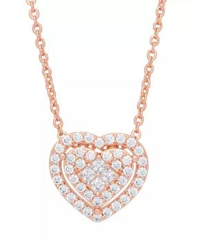 Macy's | Cubic Zirconia Heart Pendant,商家Macy's,价格¥162