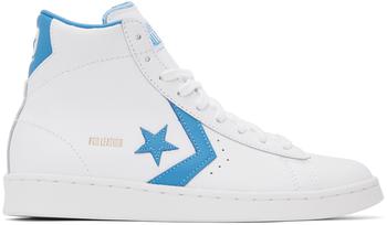 Converse | White & Blue 'Pro Leather' High Sneakers商品图片,独家减免邮费