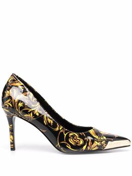 Versace | VERSACE JEANS COUTURE WOMEN Baroque Stiletto Heels商品图片,