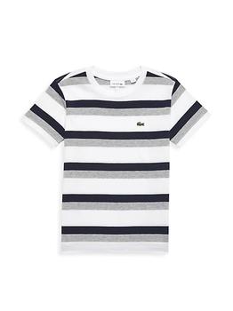 Lacoste | Little Boy's & Boy's Striped Crewneck T-Shirt商品图片,