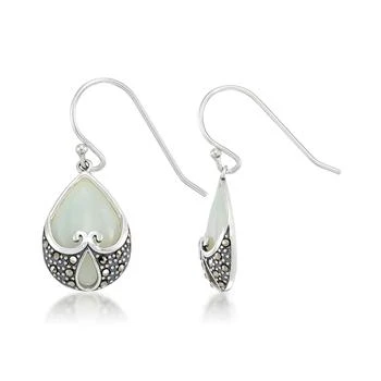 Macy's | Jade Heart Shape Teardrop Dangle Earrings,商家Macy's,价格¥1450