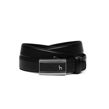推荐[HAZZYS(15%)] [Hedges ACC] HJBE0E780 /黑色徽标扣皮革自动皮带商品
