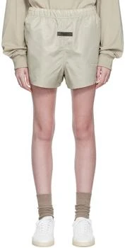 Essentials | Gray Nylon Shorts,商家Ssense US,价格¥338