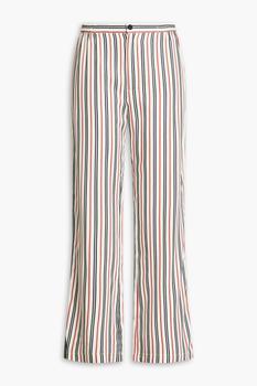 product Billy striped satin-twill pajama pants image