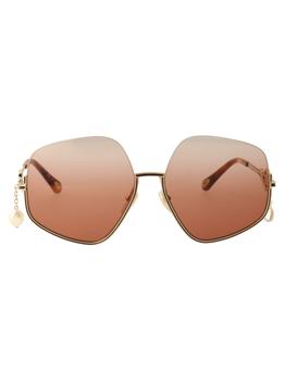chloe太阳镜怎么样, Chloé | Chloé Women's White Metal Sunglasses商品图片 