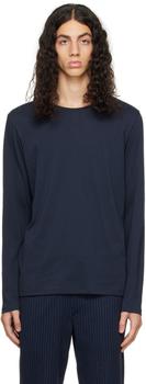 Vince | Navy Crewneck Long Sleeve T-Shirt商品图片,5折