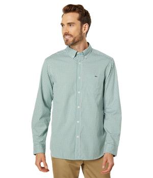 Vineyard Vines衣服, Vineyard Vines | Classic Fit Gingham Poplin Shirt商品图片 5.4折
