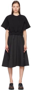 product Black Cotton Mini Dress image