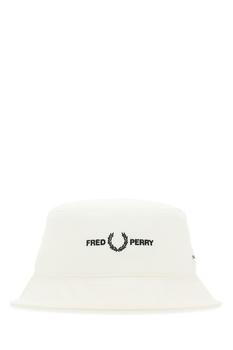 商品White cotton hat White Fred Perry Uomo图片
