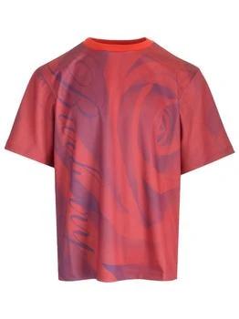 Burberry | Burberry Rose-Printed Short Sleeved Crewneck T-Shirt 5.4折