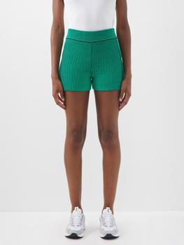 The Upside | Nirvarna Speechless organic-cotton spin shorts商品图片,