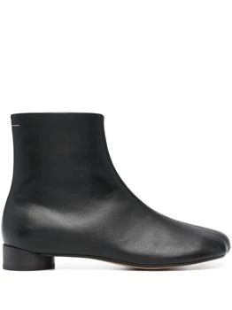 推荐MM6 MAISON MARGIELA - Leather Ankle Boots商品