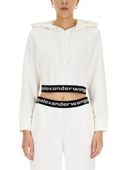 alexander wang卫衣, Alexander Wang | T By Alexander Wang Women's White Other Materials Sweatshirt商品图片 