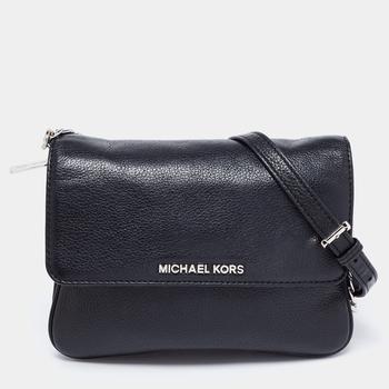 michael kors bedford extra small, [二手商品] Michael Kors | Michael Kors Black Leather Bedford Crossbody Bag商品图片 8.8折