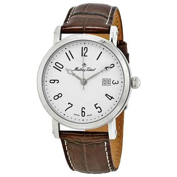 推荐City White Dial Brown Leather Men's Watch H611251AG商品