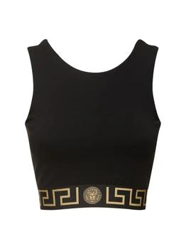 Versace | Logo Jersey Sport Bra Top,商家LUISAVIAROMA,价格¥1439