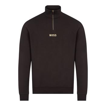 Hugo Boss | BOSS Half-Zip Sweatshirt - Black商品图片,