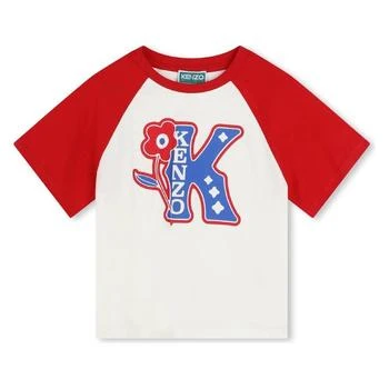Kenzo | Kids Logo Print Cotton T-Shirt,商家Jomashop,价格¥352