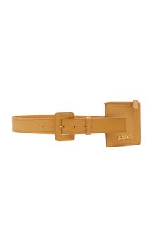 推荐Jacquemus - Women's Pouch-Detailed Leather Belt - Tan - S - Moda Operandi商品