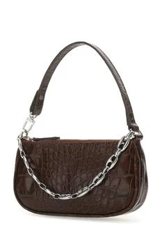 推荐Chocolate leather mini Rachel handbag商品