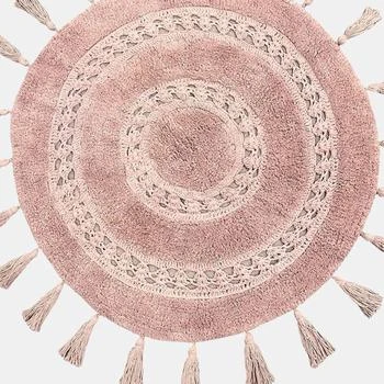 Furn | Furn Circle Tassel Mandala Bath Mat (Blush) (One Size) ONE SIZE,商家Verishop,价格¥189